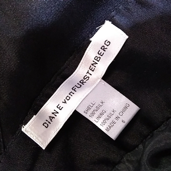 DVF Diane Von Furstenburg 100% Silk Maxi Dress VINTAGE - Picture 10 of 10